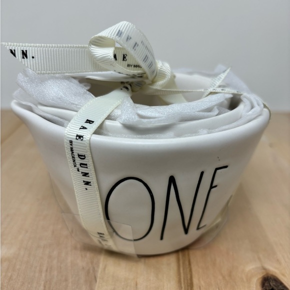 Rae Dunn Other - Rae Dunn Classic Measuring Cup Set of 4 White Ceramic ONE HALF THIRD QUARTER New